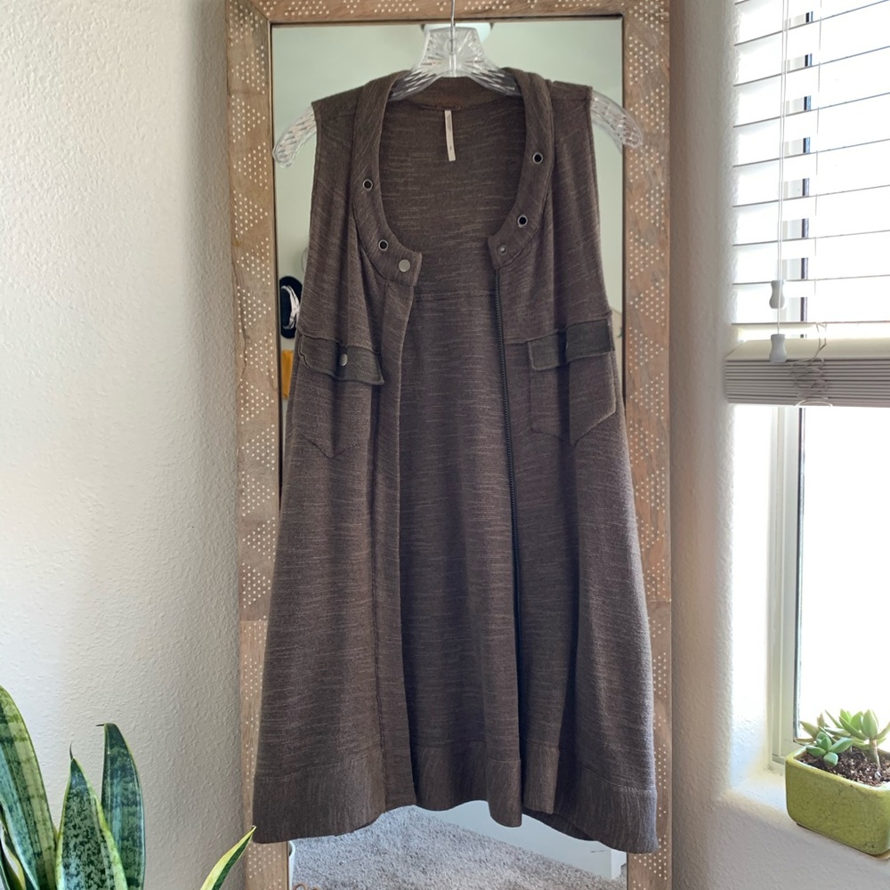 Free People Highway Zip-Up Vest